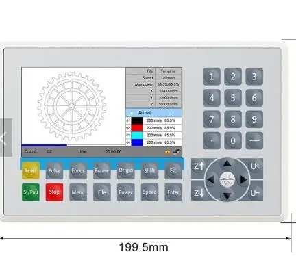 RUIDA Laser cutting control system  RDC6445G for  laser engraving/cutting machine parts