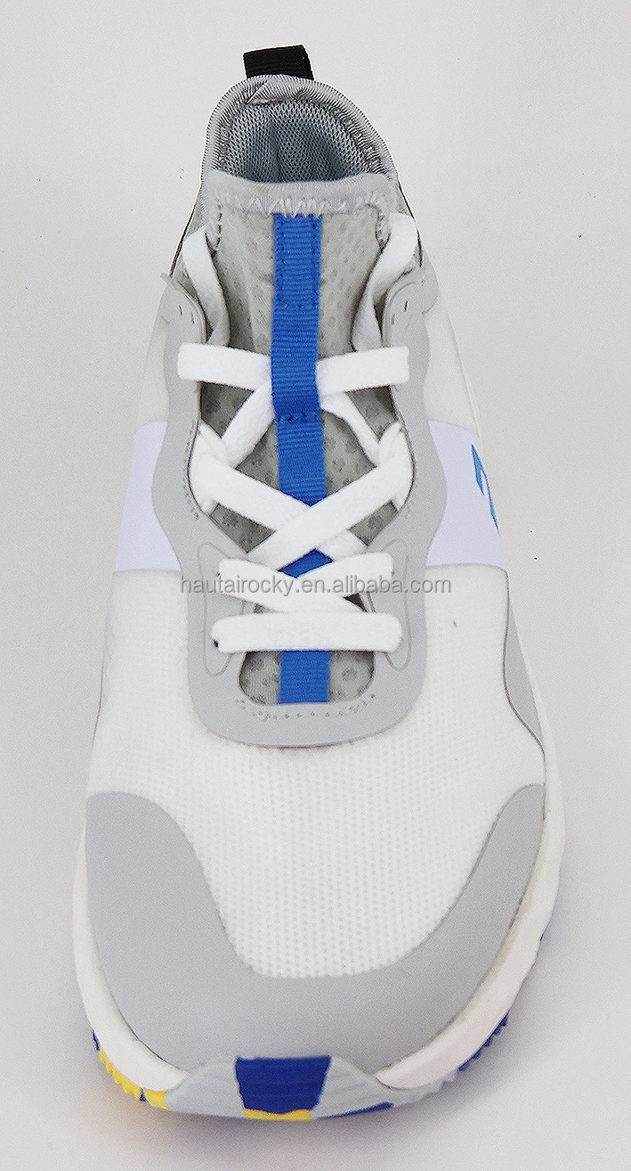 Hot sales OEM custom logo Flyknit upper lace up Mens golf shoe spikes for sports training