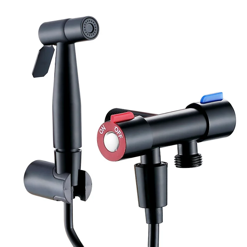 KAIJ Household Toilet Handle Plastic Pressurized Bidet Shattaf Spray, Handheld Showerheads Bidet Spray Gun Washer