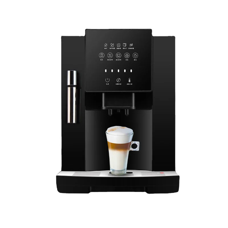 Fully automatic touch screen coffee machine household steam milk foam American freshly ground small coffee equipment