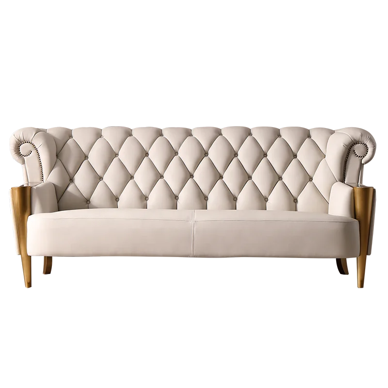 
Wholesale High Quality Modern Furniture Living Room Rhombus Decoration Curved Sofa 