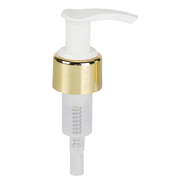 
Factory High Quality Gold Lotion Pump 24/410 Screw Up Gold Lotion Pump 
