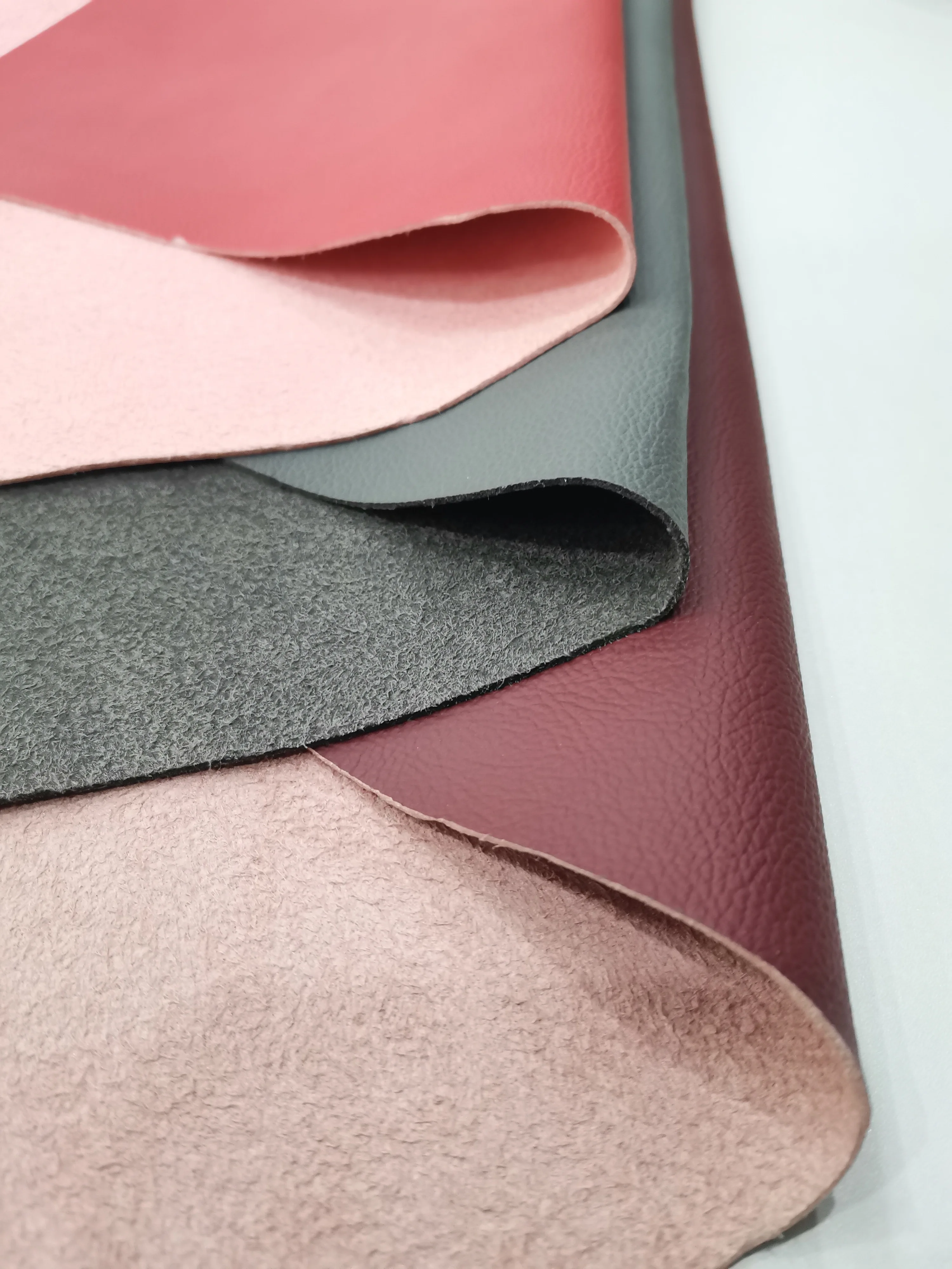 Leather Roll PU Microfiber leather 1.2MM Faux Customized High Quality For Car Seat cover Mat Sofa furniture handbags