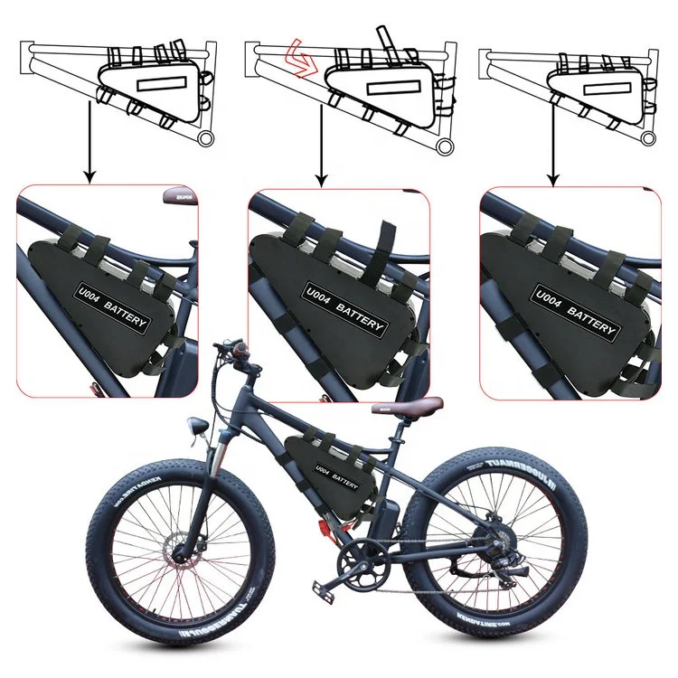 
Rechargeable Triangle Type Lithiu Li-Ion 52V 20Ah Ebike Battery Pack for 48V 1000W BBSHD BBS03 Bafang Motor 
