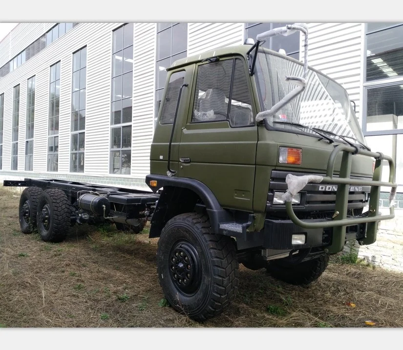 Dongfeng EQ2162GJ 6*6 off road truck chassis/cheap cargo truck off road chassis for sale
