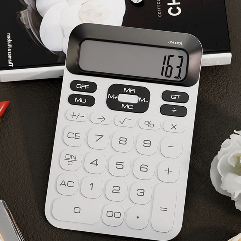 Standard Calculator 12 Digit,Desktop Large Display and Buttons,Calculator with Large LCD Display,ultrathin fashion