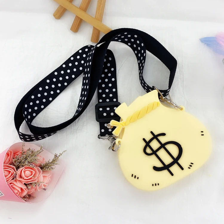 
Cartoon soft silicone coin purse,children cute wallet pouch bag 