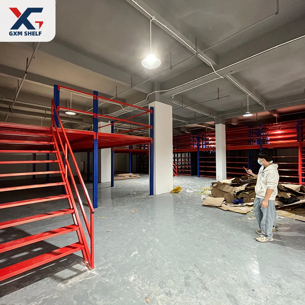 Небольшой склад Жилой Стальной мезонин напольная платформа стеллаж поставщик diy мезонинные чертежи cad