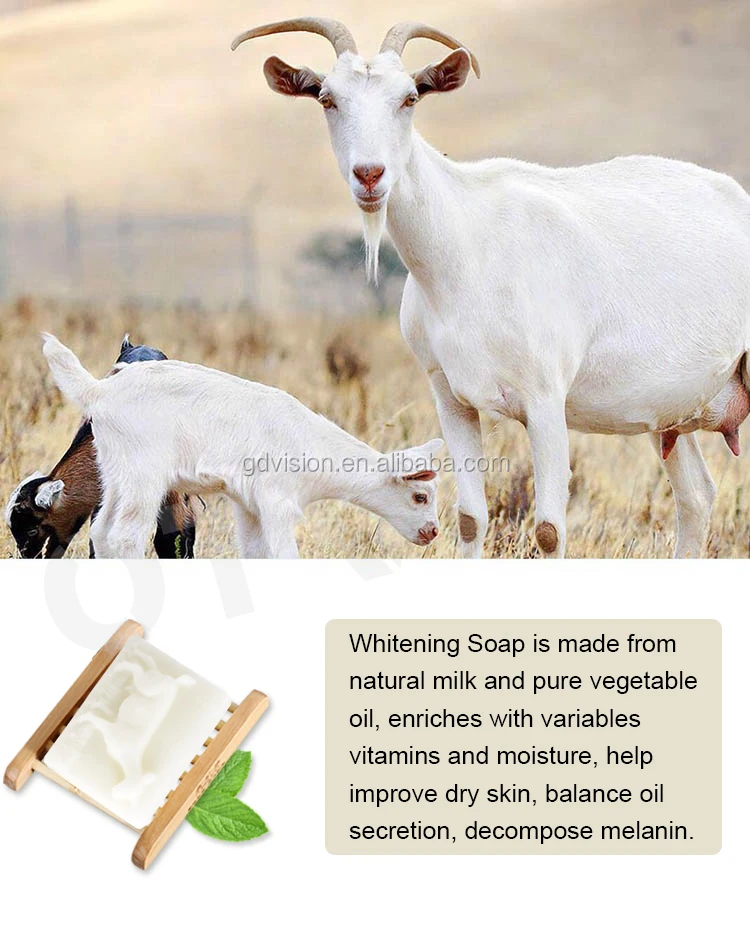 Private Label Skin Lightening Acne Removing Natural Handmade Goat Milk Soap