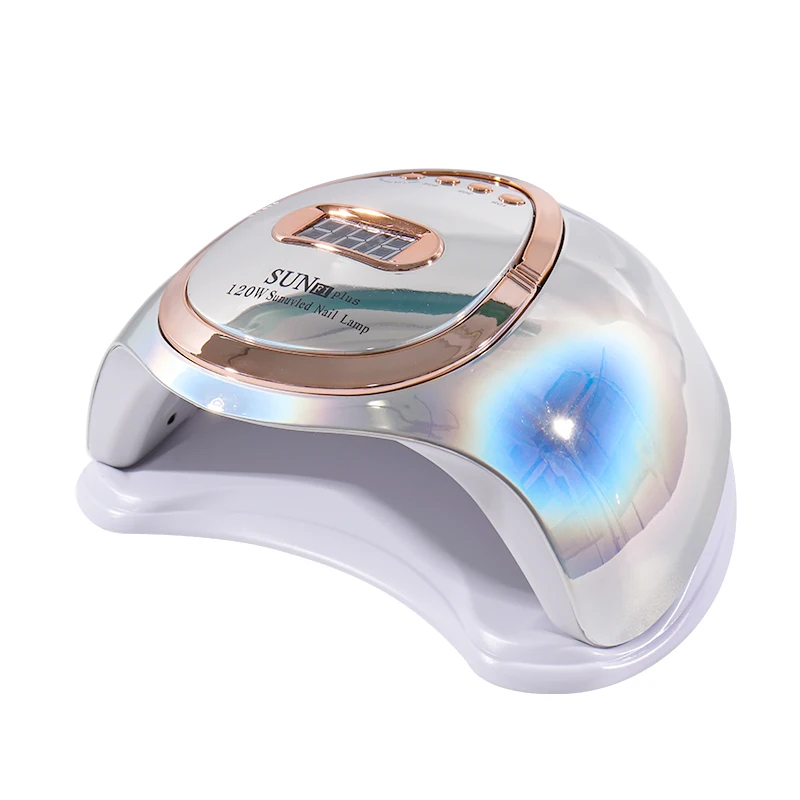 Factory Spot Wholesale F1 Nail Lamp 42 Lamp Beads 120W Power Dual Light Source UV Nail Lamp
