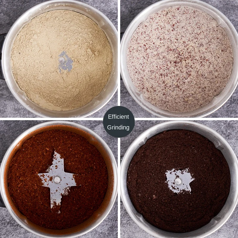 Factory good quality 500ML 250W power coffee Bean grinder electric stainless steel  Seasoning Spice Coffee Grinder Machine