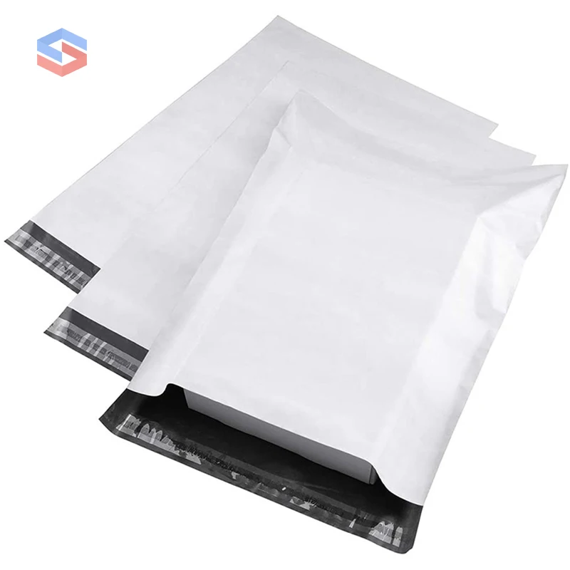 Hot Sale Custom white Self Sealing Poly Courier Mailing bags and explosion proof edge Shipping Bags logistics packaging price