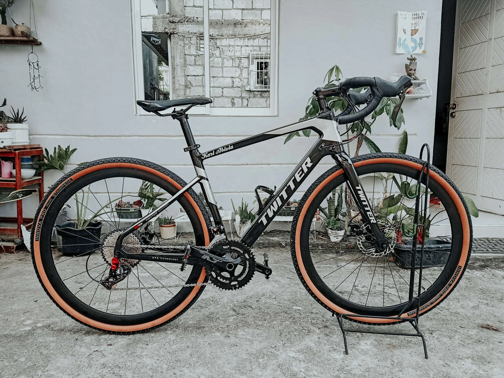 Twitter Gravel V2 R7000-22 Speed Carbon Fiber Road Bike Gravel Bike Bicycle 700*40C Disc Brake Carbon Frame Road Bike