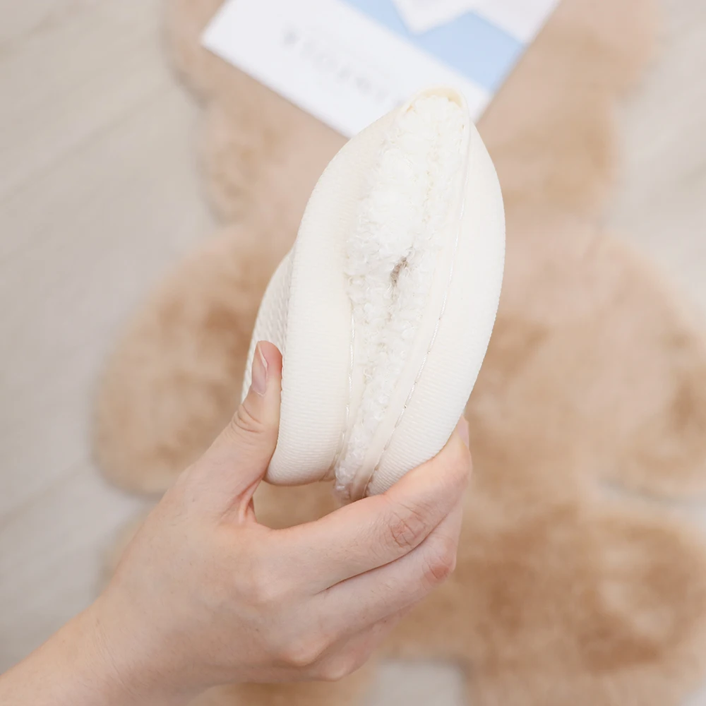 Custom Logo Wholesale Factory Price Women Smile Shoes Home Cozy Warm Plush House Happy Smiley Face Slippers For Ladies