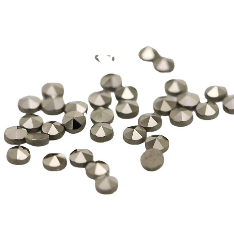 1000pcs/pack PP1 PP2 loose natural pyrite round shape cut flat bottom marcasite stones for jewelry making