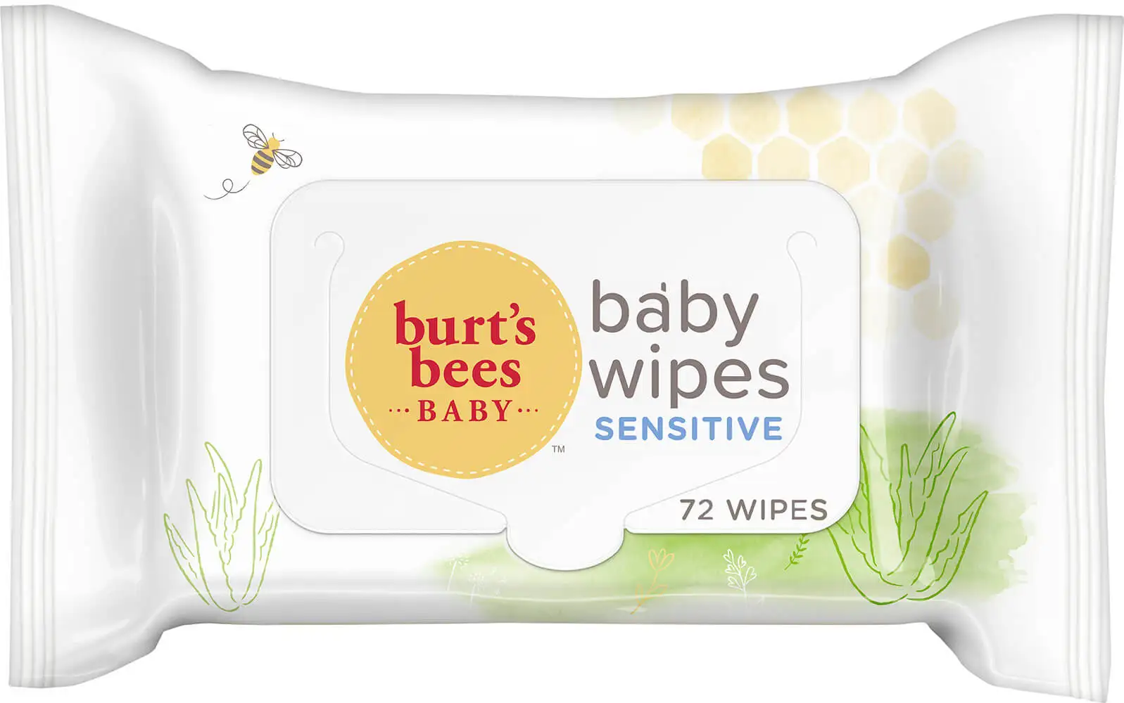 Sensitive Skin Care Organic Cotton and Natural Bamboo Material Tissue 99% Water Baby Wipes