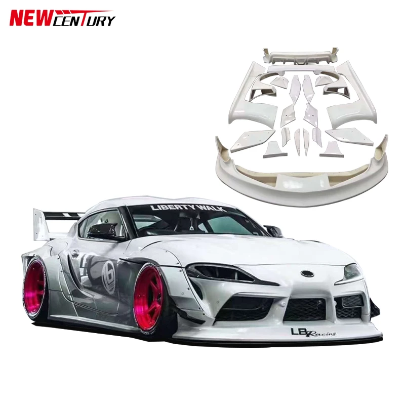 LB wide body kit style fixed wind tail is used for Toyota SUPRA Demon King A90