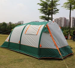 Factory wholesale 5-8 10 Waterproof Persons Family Camping Travelling Hiking Automatic Inflatable Tunnel Outdoor Air Tents