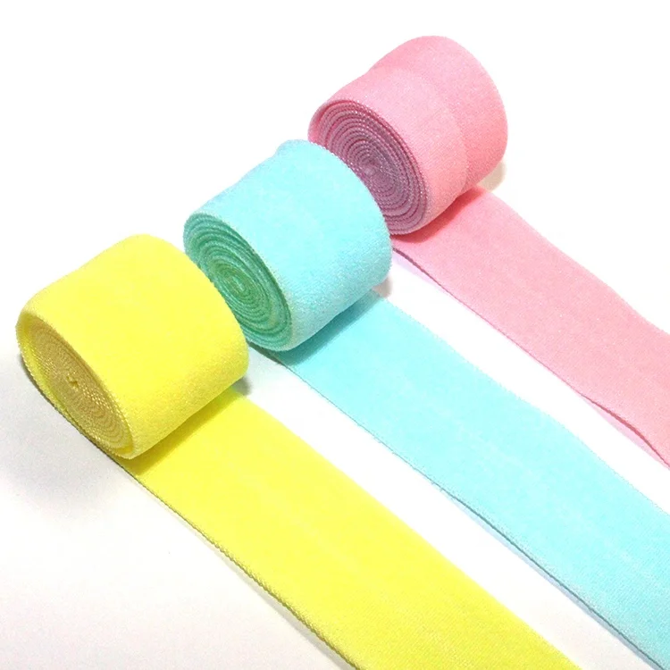 Custom Underwear Folding Underwear Bias Tape Binding Band Accessories Fold Over Elastic For Clothing