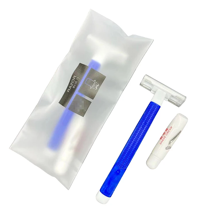 Customized sizes logo hotel special disposable shaver five-star bath center three-layer men razor with competitive price