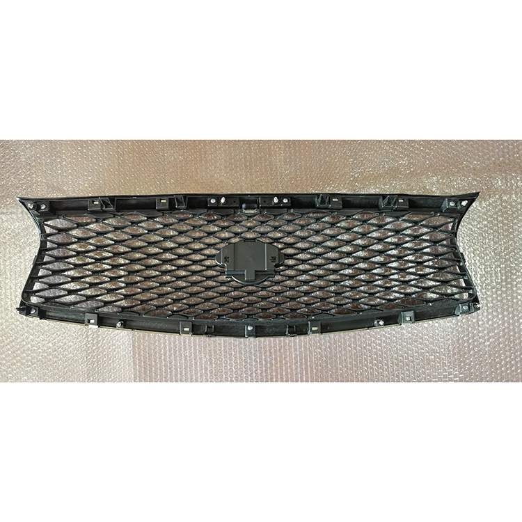Gmax Changzhou Car Parts With Camera Hole Gray Inside Chromed Frame Car Front Bumpers Grill Grille For INFINITI Q50 2014-2017