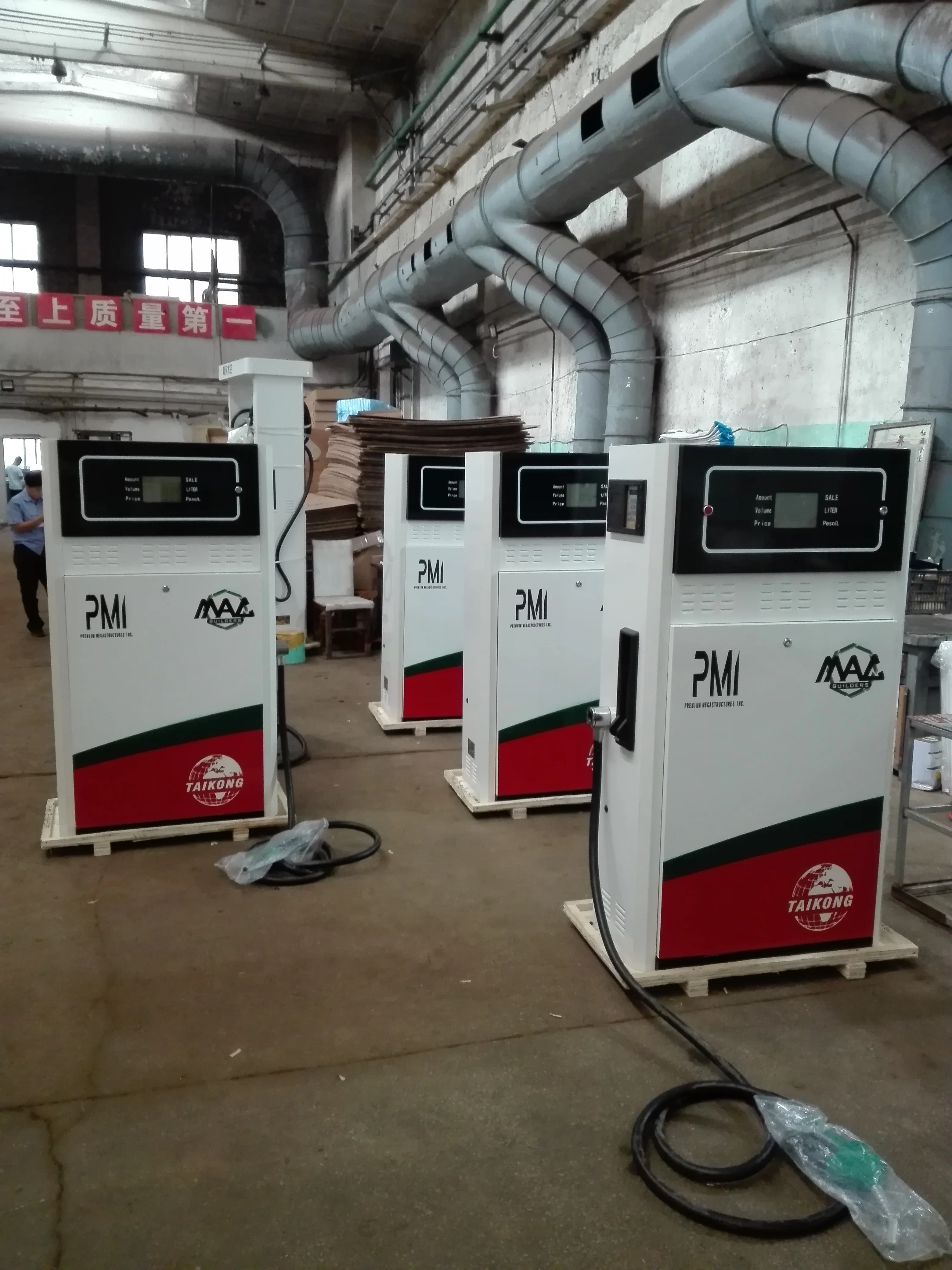 TA-3111E Aerospace Taikong Factory Machine Diesel Dispenser With Flow Meter 220v 380v Motor Service Station Fuel Dispenser