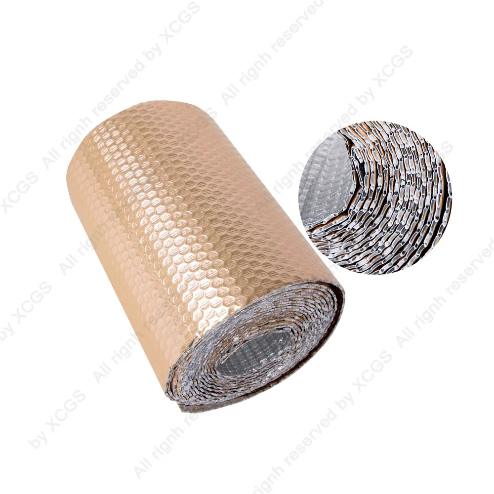 Custom Thickness Size Heat Resistant Thermal Insulated Roll Warehouse Roof Construction Aluminum Foil Bubble Insulation Sheet