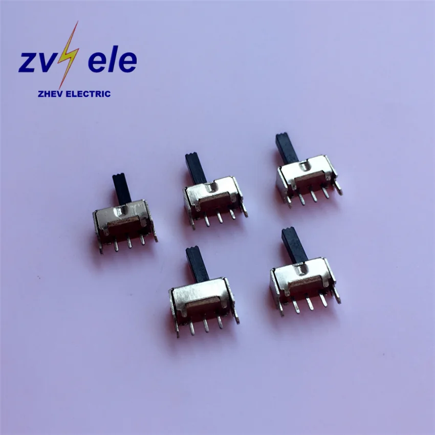 SS-12D02 G7 Two Position Mini 7MM  Slide Switch With 1P2T Customize Button Height