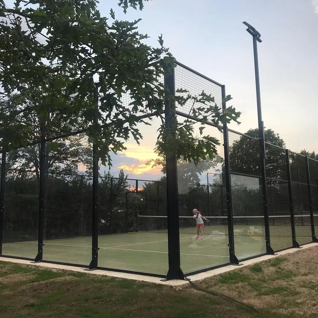 New Factory Padel Tennis Court Paddle court tennis court custom indoor outdoor
