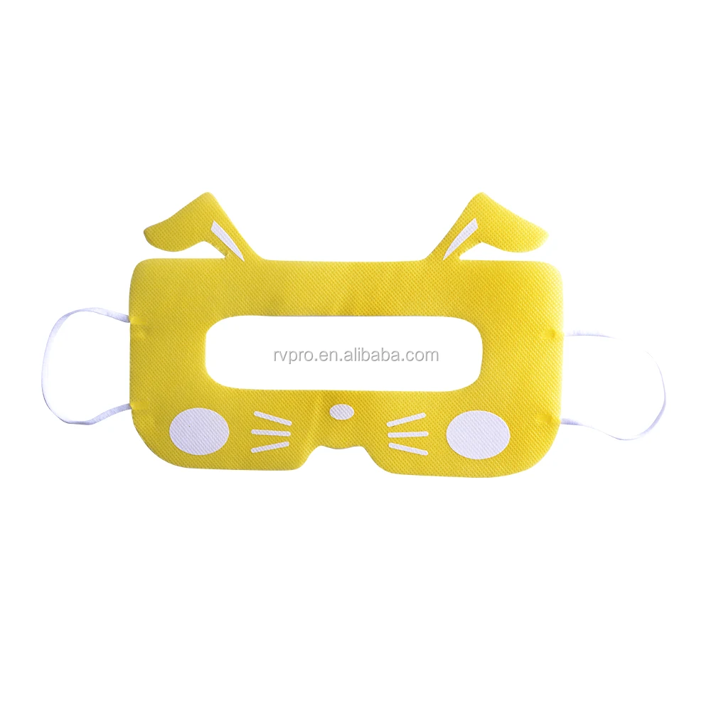 
VR Mask Disposable Eye Cover Mask for Oculus/ HTC/Gear VR, Prevent Eye Infections (Black 100 pcs) 