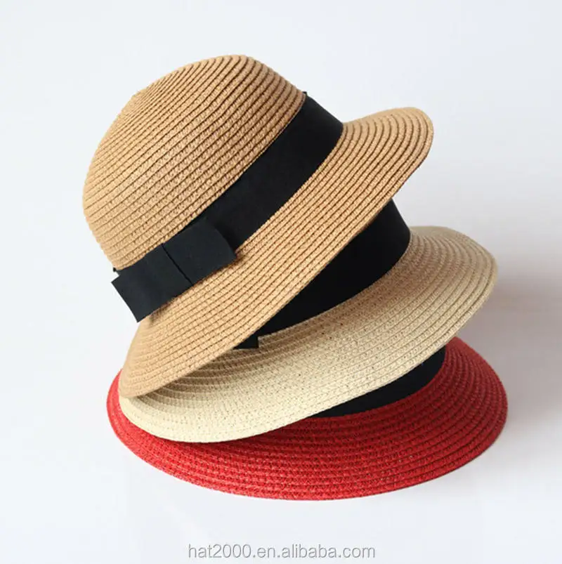 Summer New Raffia Straw Beach Hats Outdoor Sunscreen Woven Summer Hat Straw
