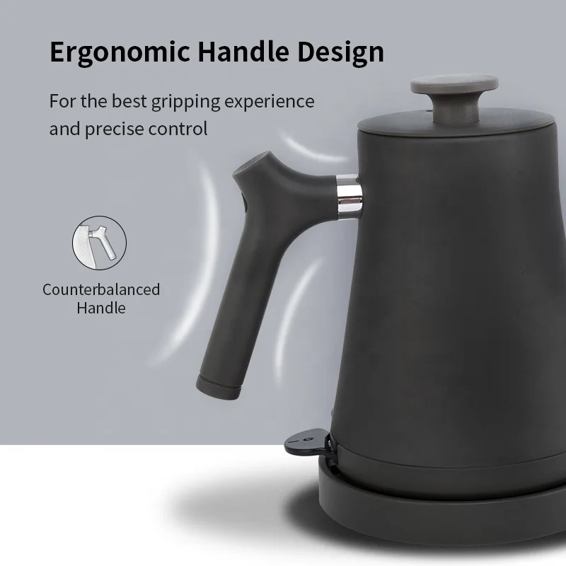 AECCN hotel home kitchen restaurant high power goose neck stainless steel tea water boiler electric kettle