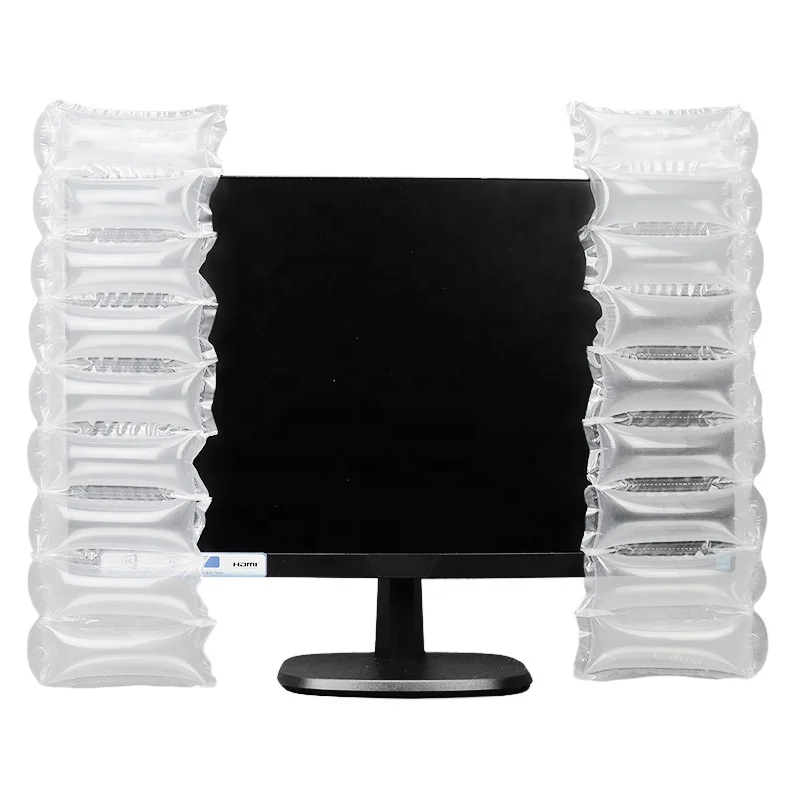 Tough PA Nylon Material Roll Inflatable Air Column Packaging  Bag For TV Laptop