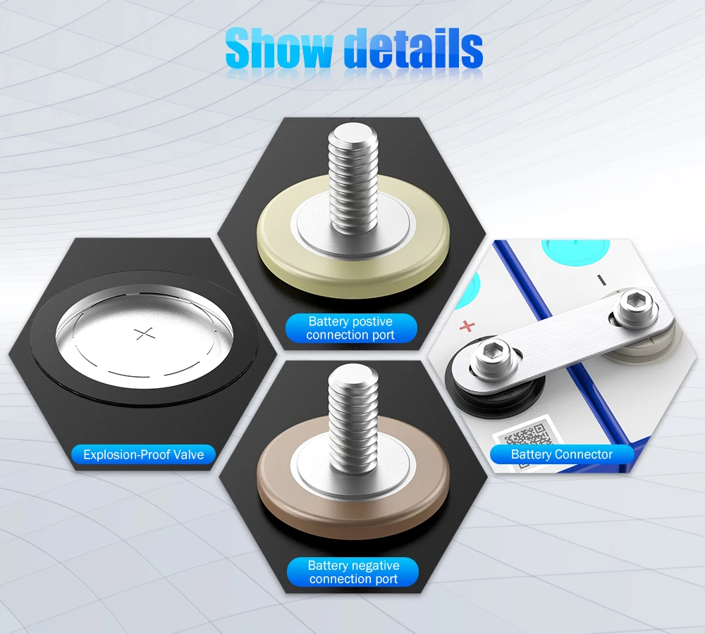 LF280K 280Ah Lithium ion Battery 3.2V LiFePO4 Batterie Prismatic Rechargeable Solar LiFePO4 Energy Storage Battery