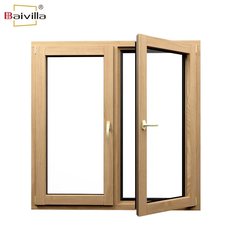 Звукоизолированные деревянные окна из закаленного