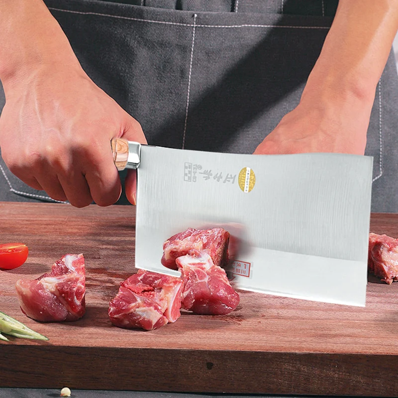 12 Inch High-quality Cleaver Stainless Steel Bone Chopping Knives Chinese Kitchen Cooking Food Knife
