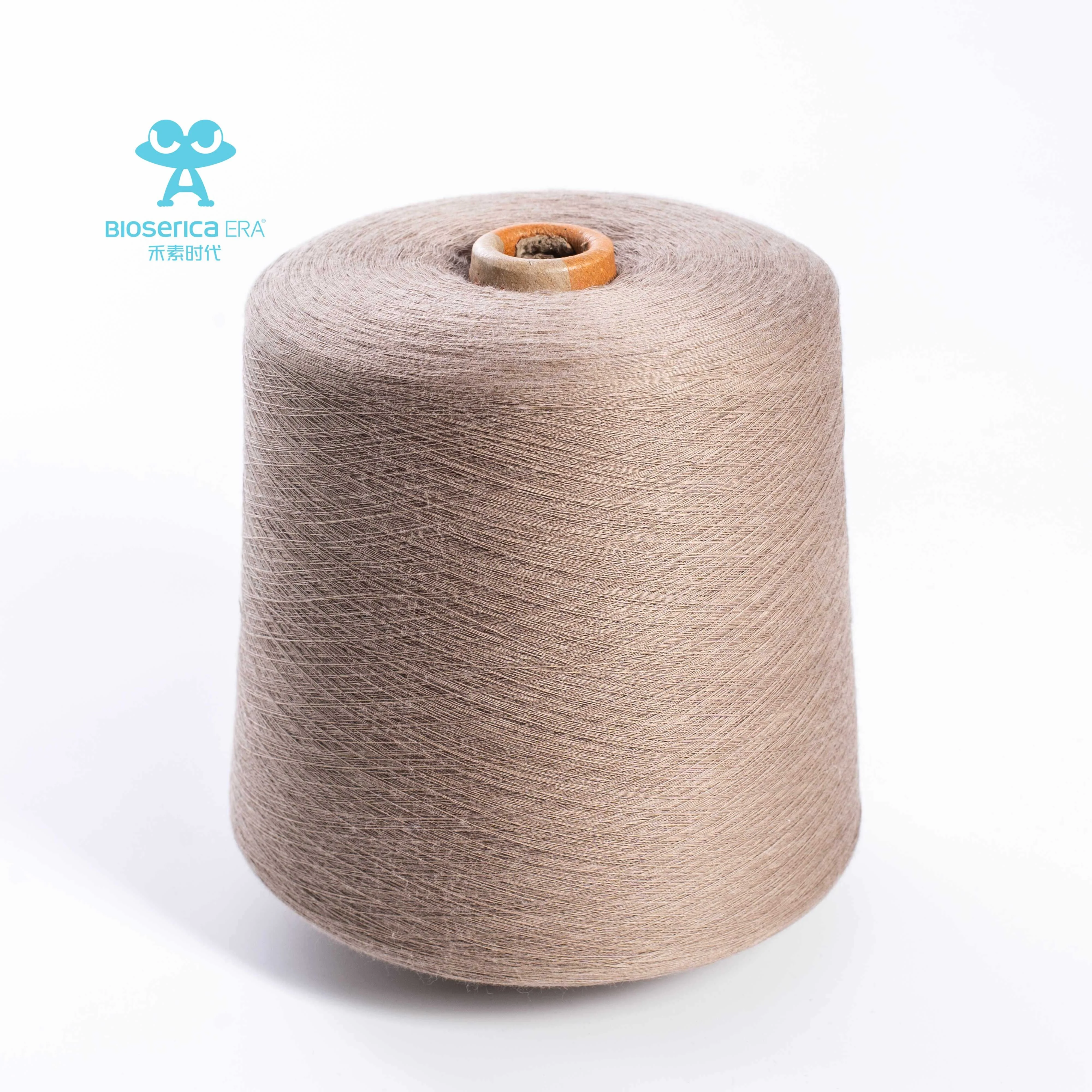 Bioserica Era 30 compact combed 100 cotton yarn mc 100pct cotton carded no waxed yarn wholesale cotton cone yarn