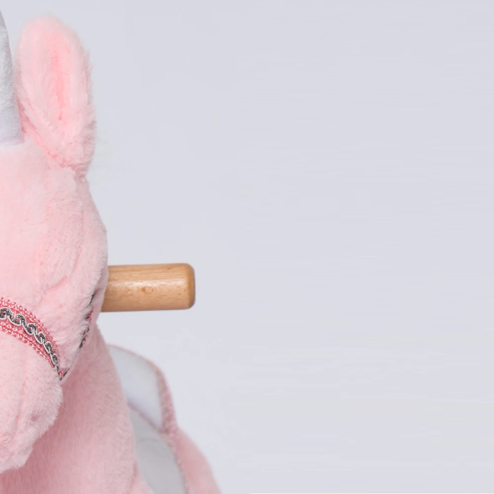 New Plush Animal Series Of Ride On Toys Plush Horse Toy On Wheels For Kids To Ride The Mechanical Horse As A Real Pony