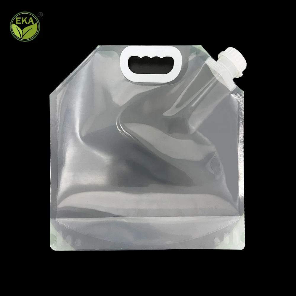 Laminated Films Child-Resistant Easy Pouring Polyethylene Pet Treats Sauce Stand Up Spouted Pouches