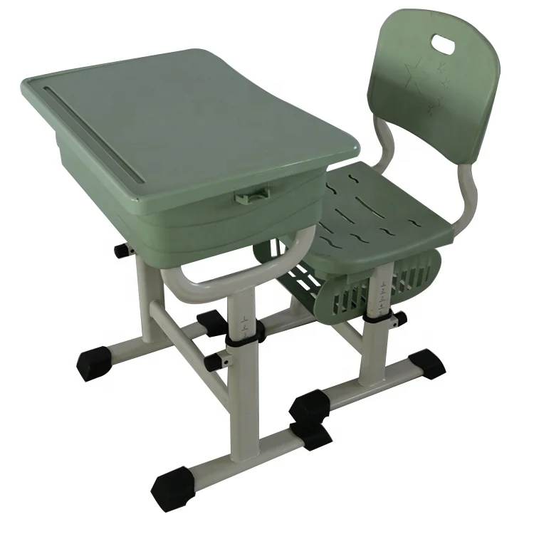 
Hebei factory supply children adjustable furniture school chair and table 