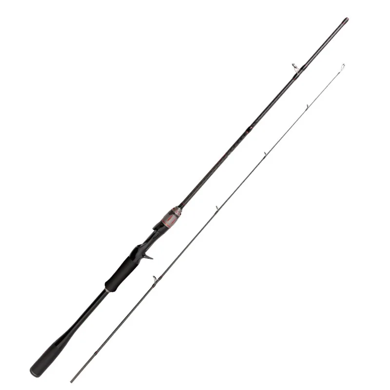 Jetshark 1.8m-2.4m Ultra Light Bass Sea Fishing Saltwater Carbon Fiber Travel Spining/Baitcasting Casting Fishing Rod