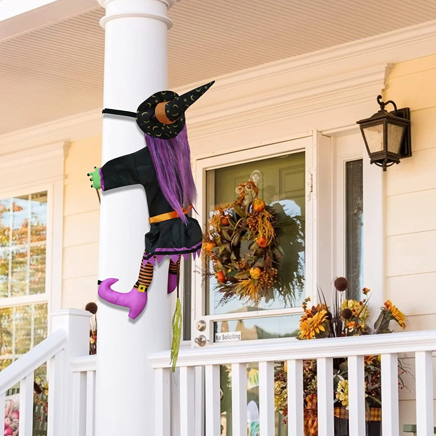 Ready to ship cheap promotion crashing witch into tree