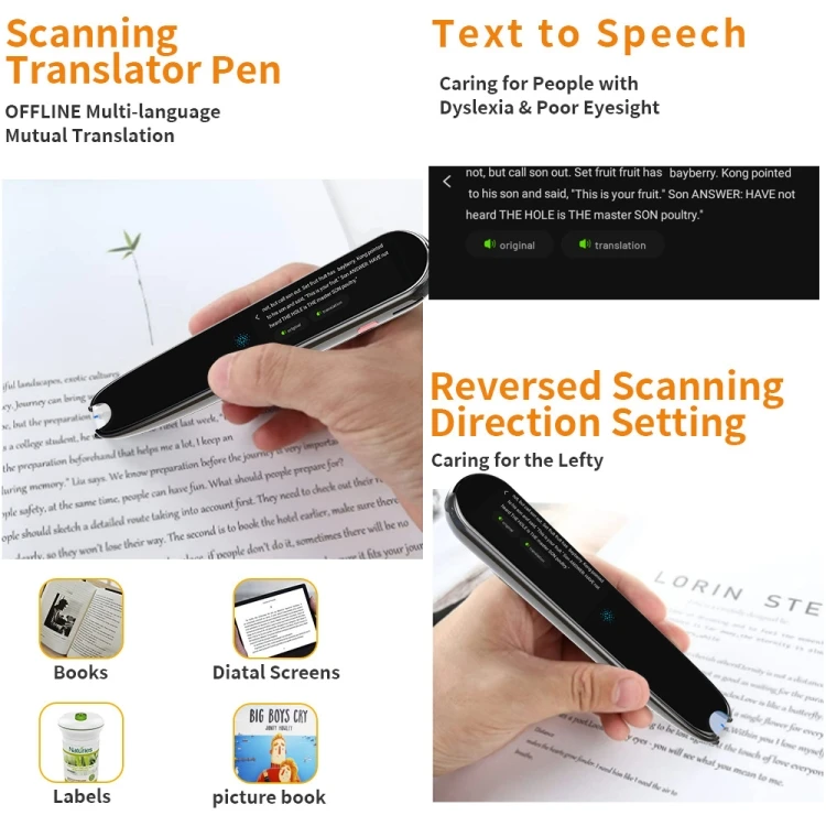 Best Selling X2 International Version Multilingual Translation Pen Offline Learning Scanning Pen 112 Languages