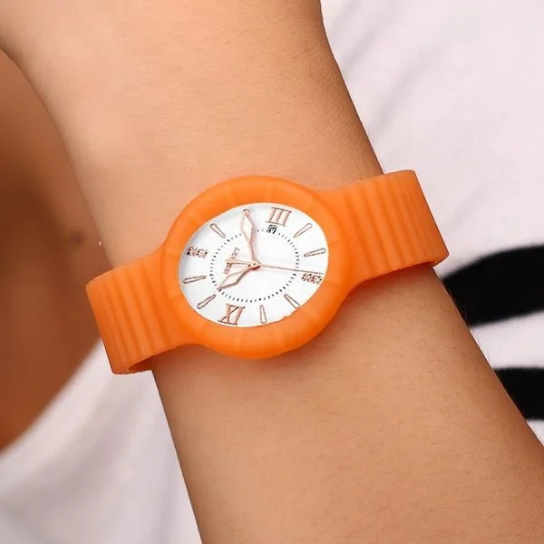 custom silicone ion watch band,cute sport watch