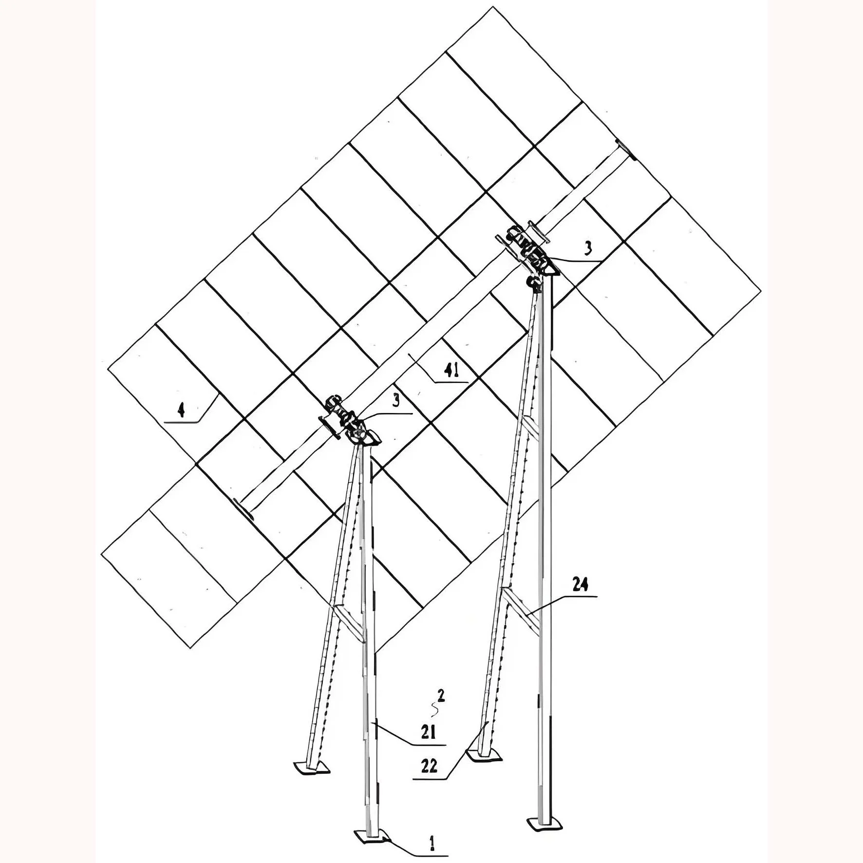 Solar Support Brackets Photovoltaic bracket Solar Ground Mounting System Solar Installation Solar Vocational Accessories