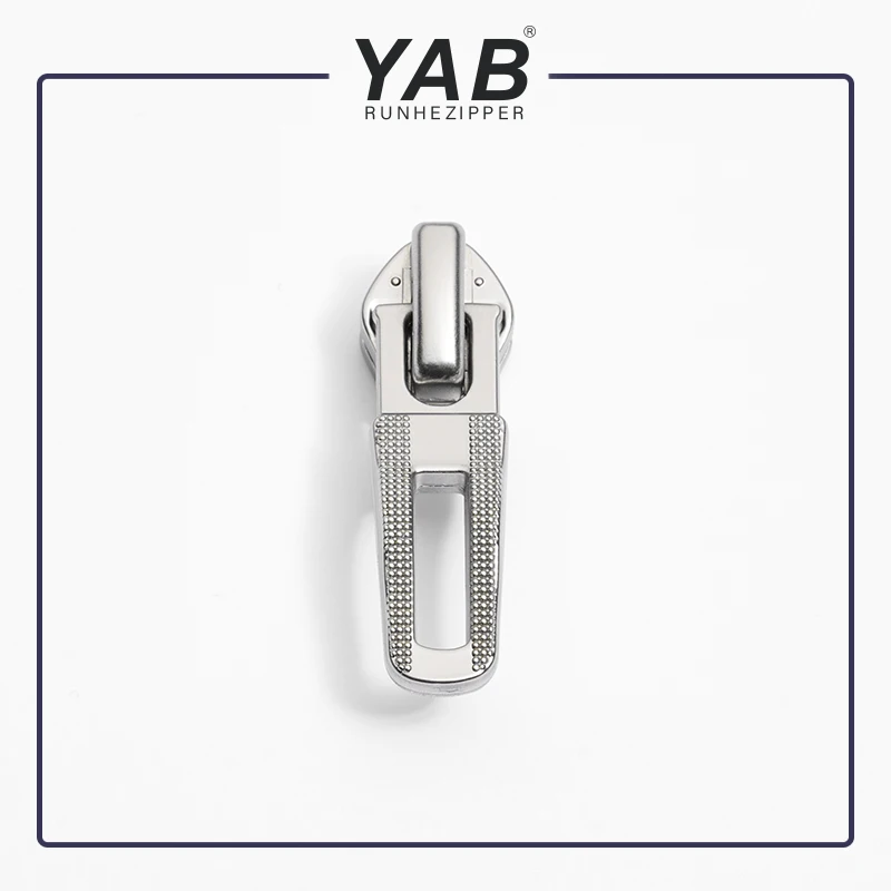 Лидер продаж YAB индивидуальный логотип двусторонняя головка на молнии металлический съемник слайдер