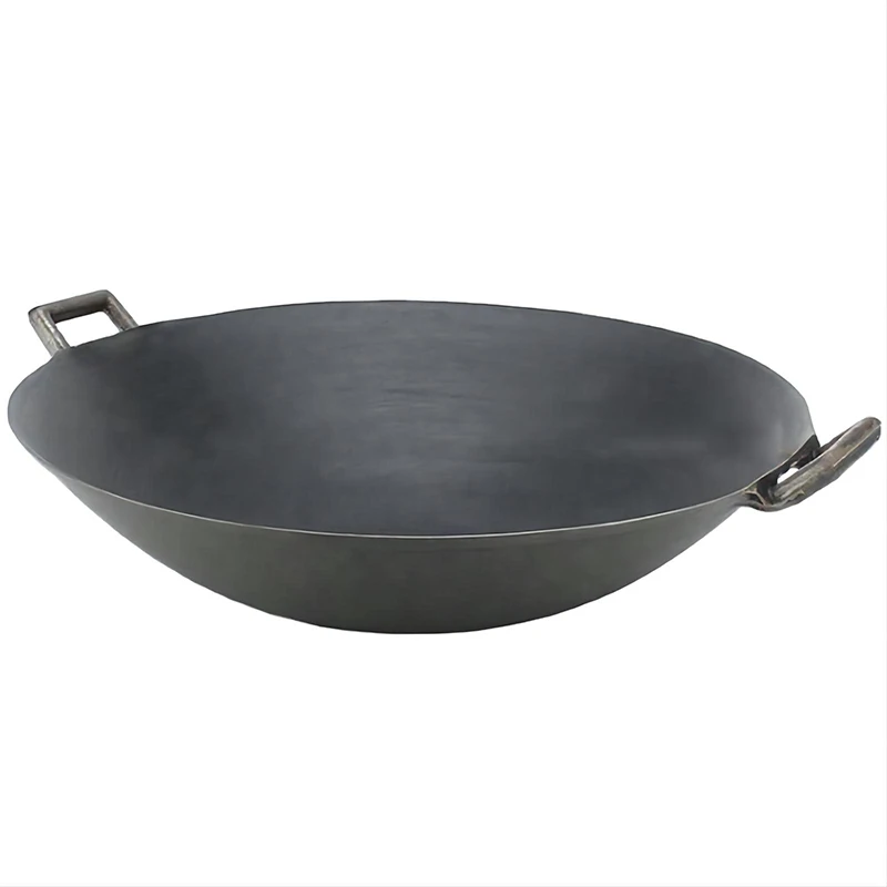 Pre-seasoned Traditional Restaurant Hotel Kitchenware Large Chinese Iron Cooking Wok