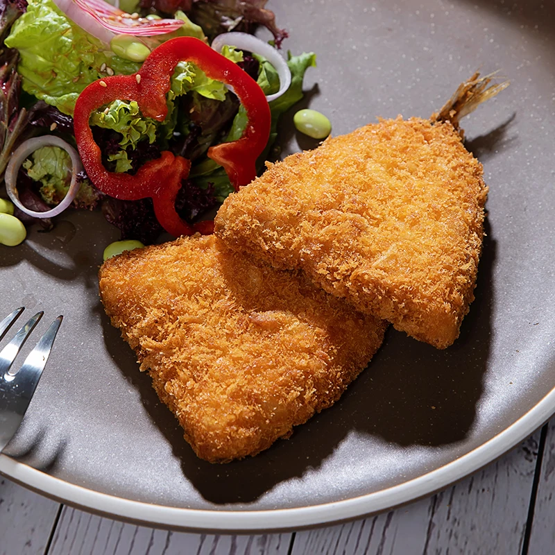 Wholesale Fine Quality IQF Frozen Easy Cooking Breaded Seafood Mackerel Fish Fillet Original Fish Fillet 5 Piece Sea Food