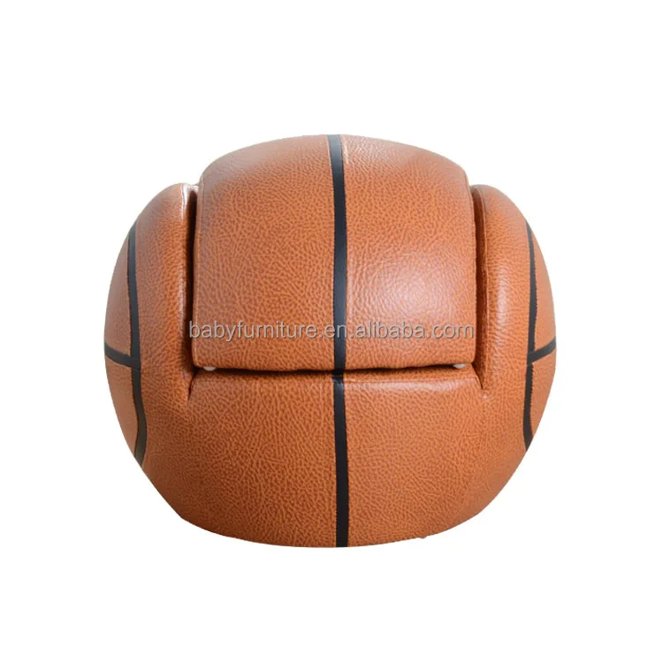 Custom Basketball Kids Sofa Leather Waterproof and Dirt Resistant Combo Set Kids Furniture Wholesale