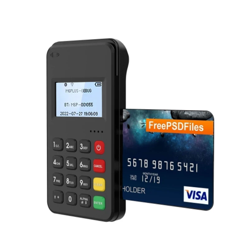 Мобильный POS для динамического QR-кода с GPRS/WIFI коммуникацией в такси и магазине M6 Plus